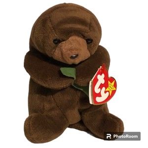 Ty Beanie Baby Seaweed the Otter Rare Vintage 1996 Plush Kids Toy NWT